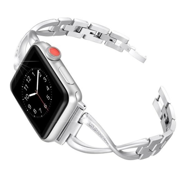 NEW Strap Chain Silm Stainless Band For Apple Watch - Picture 1 of 6